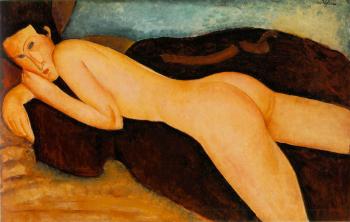 阿米地奧 莫迪裡阿尼 Nu couche de dos (Reclining Nude from the Back)